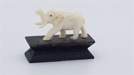 Small elephant carving