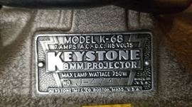 Vintage Keystone K-68 8MM projector