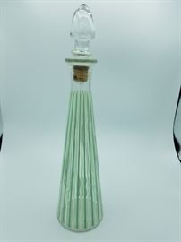 Elegant glass stopper bottle