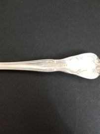 Detail of Chateau Rose by Alvin Sterling flatware