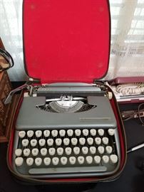 Vintage Smith Corona Skyriter portable typewriter