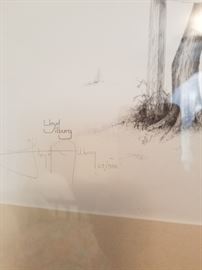 Lloyd Wilburg signed print 67/500