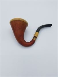 Collection of vintage tobacco pipes