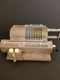 Vintage Original Odhner pinwheel mechanical calculator