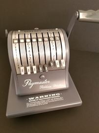 Vintage Paymaster Ribbon Writer check writer