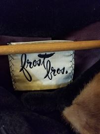 Frost Bros. Coat with fur collar