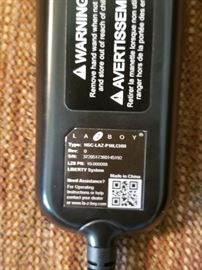 La-Z-Boy electric powered easy chair with heat and massage, brown in color. Like new!