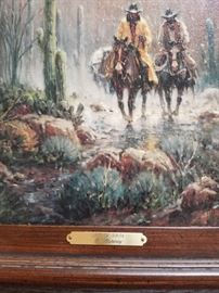 G. Harvey "Gift of Rain"  artist proof print, measures 14.5" x 17"