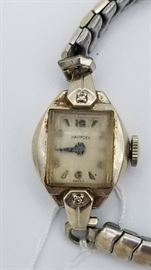 14k gold filled Hampden Swiss made Lady's watch