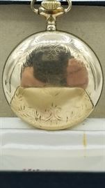 Hampden pocket watch early 1900s, gold filled case, 21 jewel movement