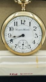 Hampden pocket watch early 1900s, gold filled case, 21 jewel movement