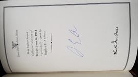 D-Day June 6, 1944 by Stephen Ambrose. Easton Press leather bound collectors edition signed by author. Perfect condition.