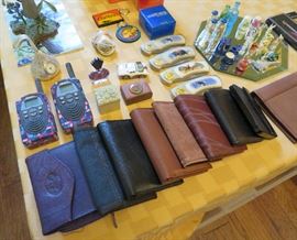 Miniatures, wallets, small collectibles