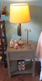 Gray accent table