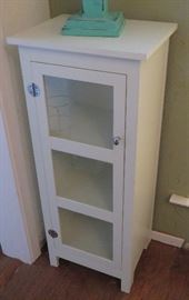White cabinet