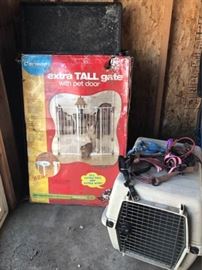 Dog Crates, Tall Pet Door and Porter