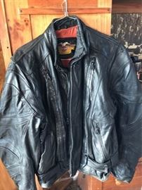 Harley Davidson Items, Leather Jacket, Chaps and More