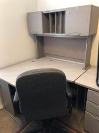 Office Desk, Shelf and Chair