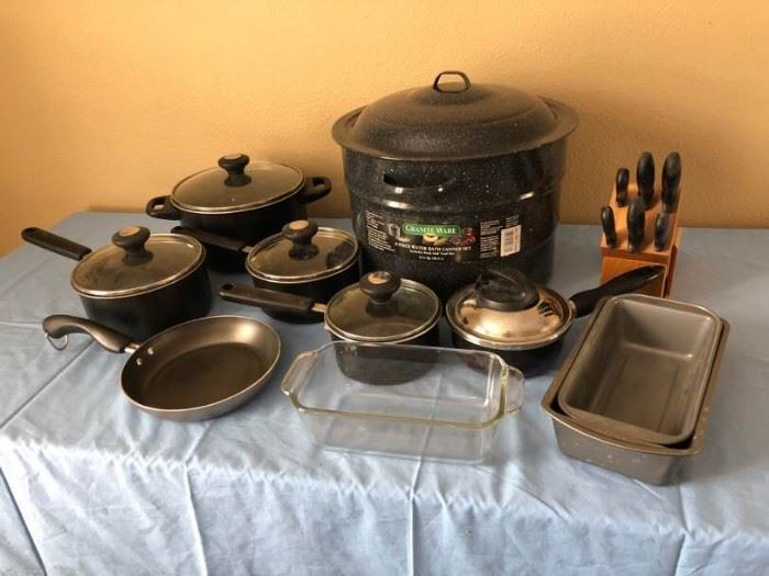 Pots, Pans, Canner Set