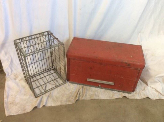 Vintage Toolbox Vintage Milk Crate