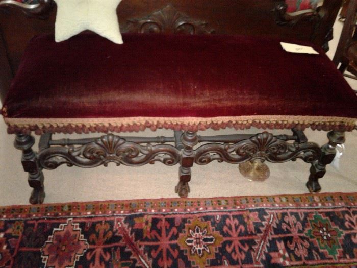 ornate bench 