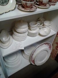 Creamware Wedgwood  service for 8