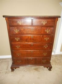 Larger Chippendale chest of Drawers