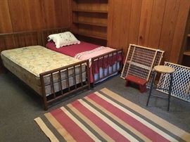 Antique metal twin beds