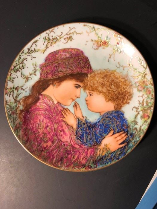 Hibel Mothers Day Collectors Plates
