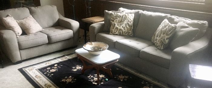 Matching Love Seat & Couch - 1 yr old