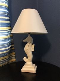 Seahorse Lamps, 2 of these in sale