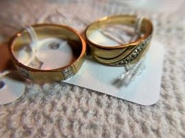 10k and 14k Gold Rings