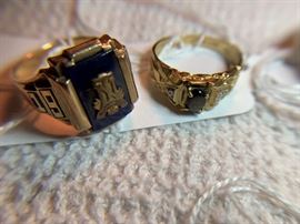 10k and 14k Gold Rings