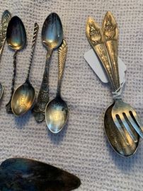 Antique Sterling Silver Collector Spoons