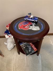 Buffalo Bills Round Side Table