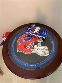 Buffalo Bills Round Side Table