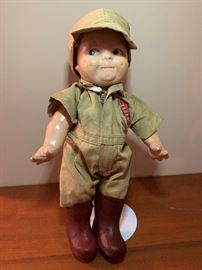 Buddy Lee Doll With Genuine Jiffy Outfit