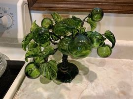 Hand Blown Glass Tree Art