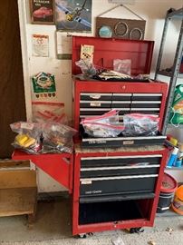 Craftsman Stacked Rolling Tool Box With Collapsible Side Table