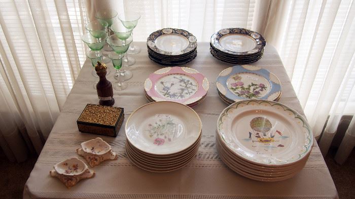 Fancy China inc. Limoges, French, Depression Glass and more