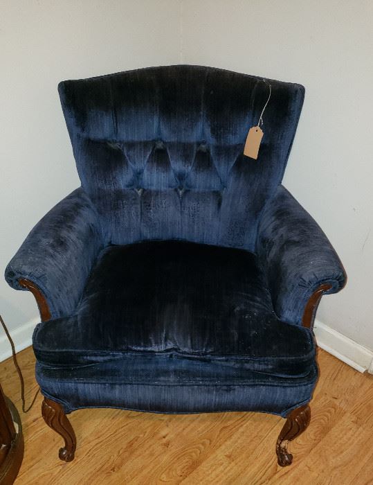 Navy blue chair