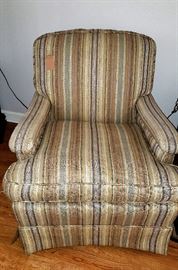 club chair (2), one ottoman to match