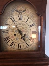 New England Clock curio cabinet