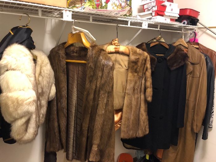 Fur and leather coats