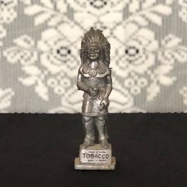 Michael Ricker 5” pewter Indian Tobacco figure 