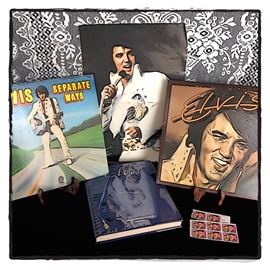 1975 Elvis Summer Festival Poster 
Retro Elvis items Albums 