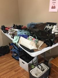 purses, shoes