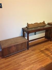 small cedar chest