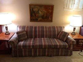 Couch/ sofa sleeper, length 87 inches