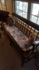 64" long Ethan Allen Bench